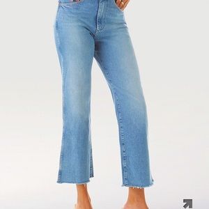 Wrangler heritage high rise cropped kick flare